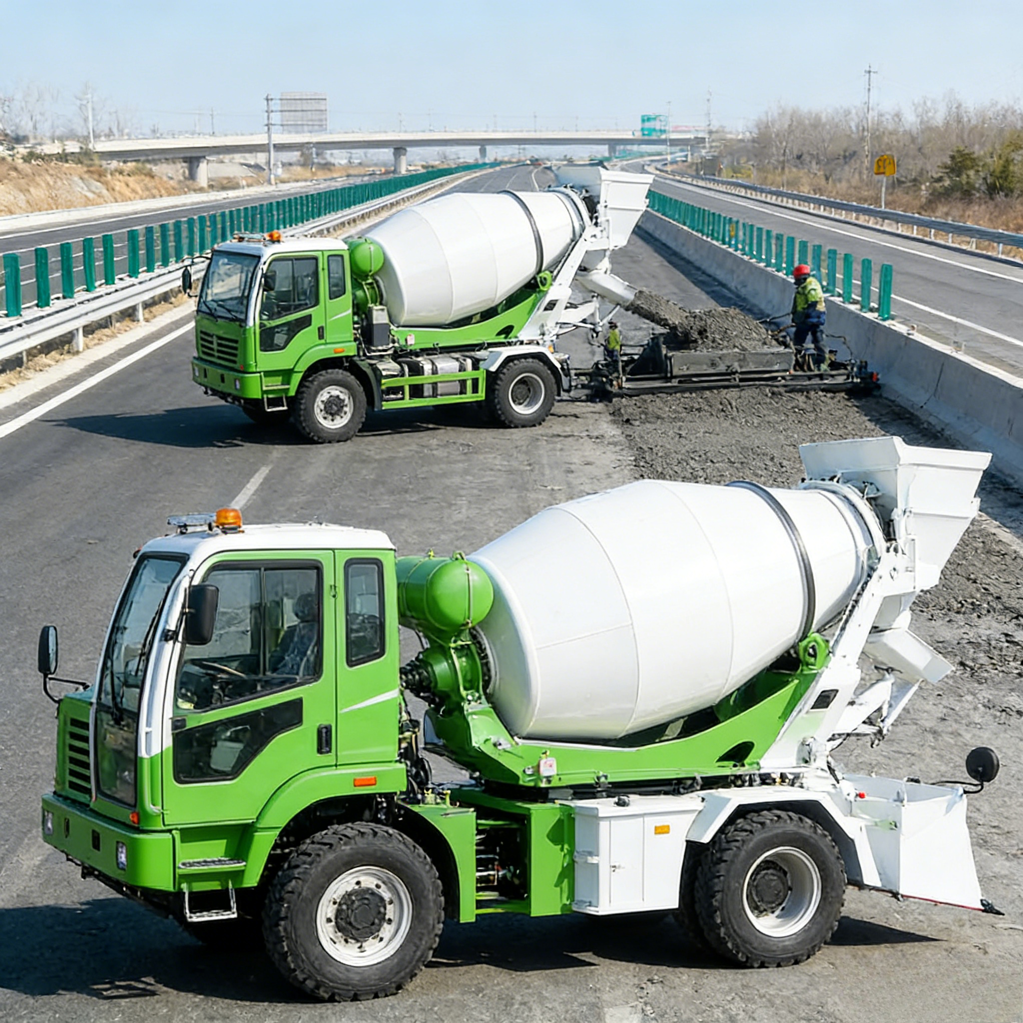 Concrete Mixer Small - Popular Self Loading Concrete Mixer and