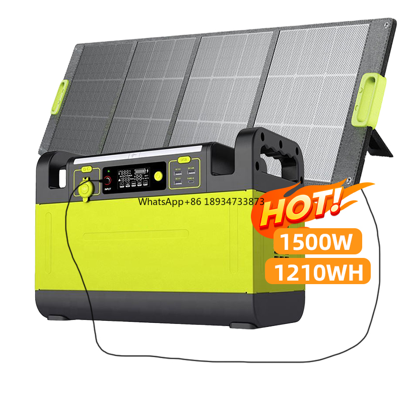 Outdoor Power Bank With Ac Outlet - 1500watt Portable Power Bank Power Station