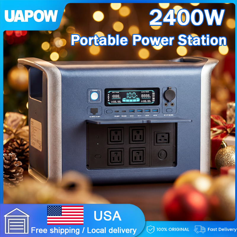 Outdoor Power Bank With Ac Outlet - Camping Equipment Portable Power Station 2048WH