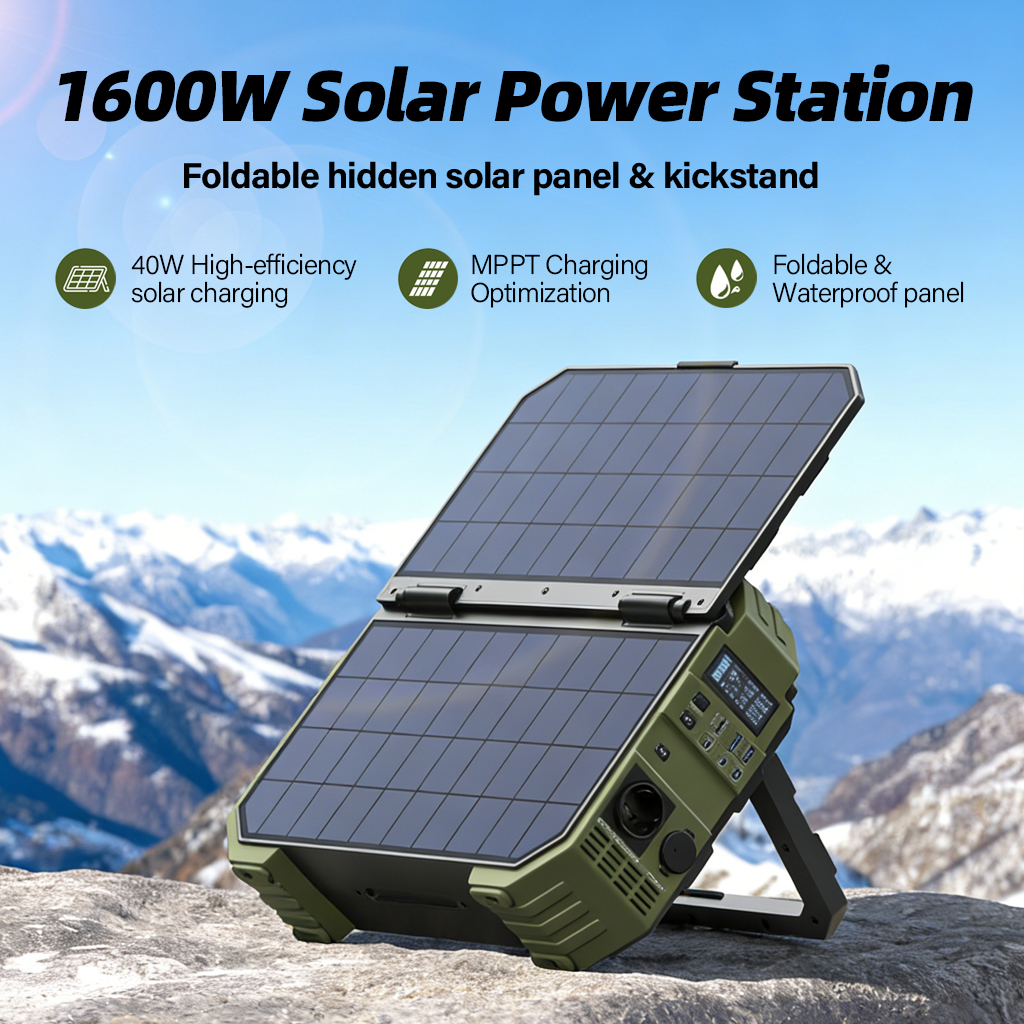 Panel Power Outdoor - Portable Power station with Solar panel