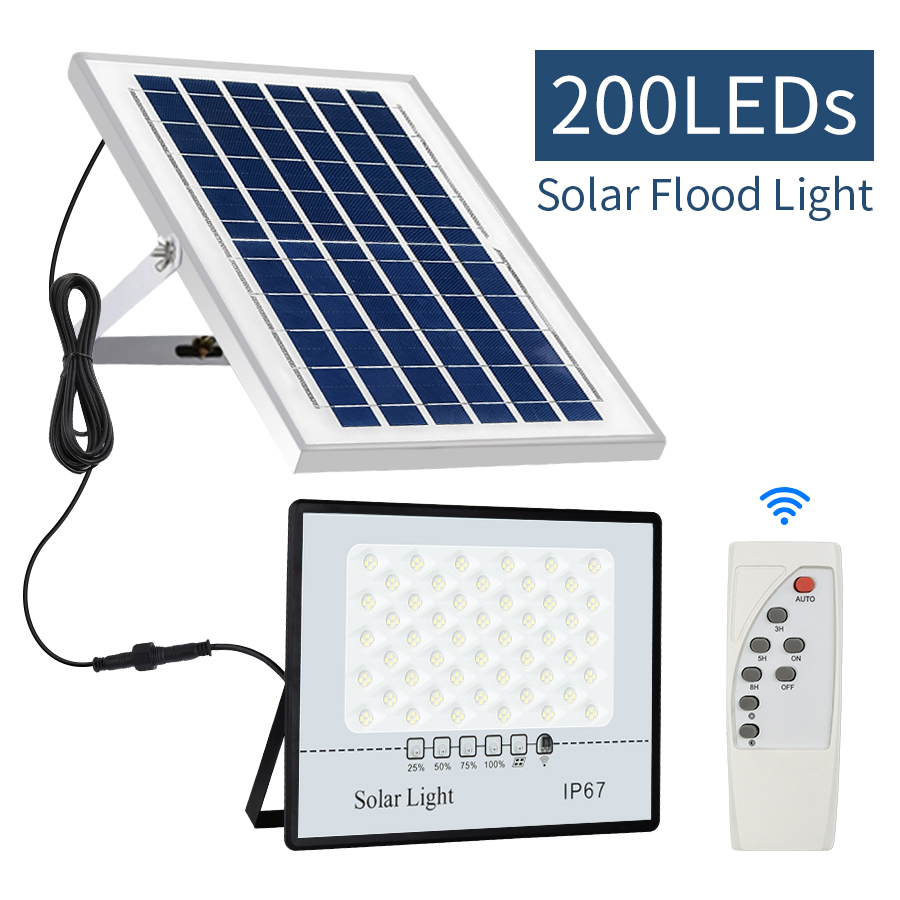 Panel Power Outdoor - Solar Flood Lights Outdoor Waterproof LED