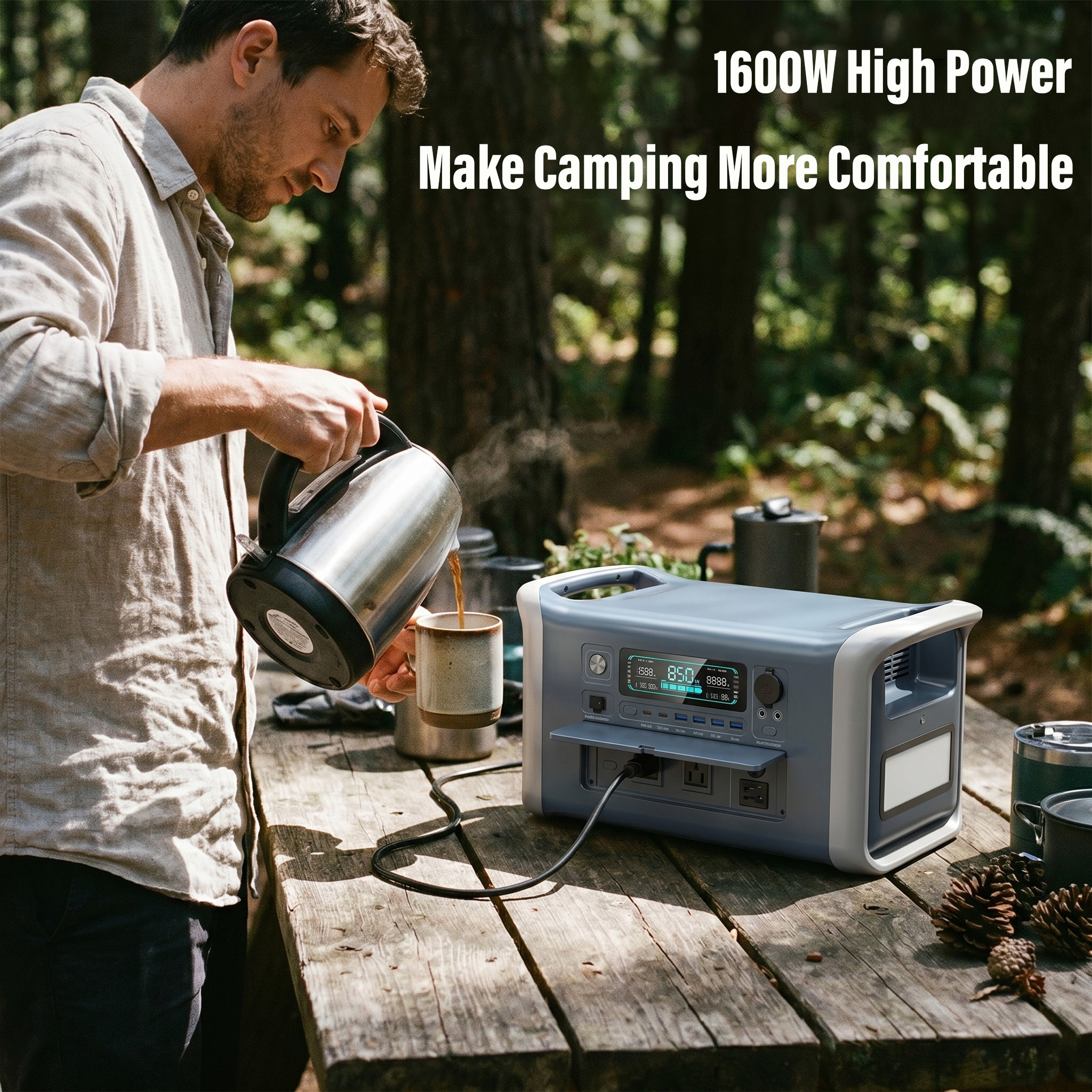 1024Wh Power Bank, LiFePO4 Sol - огляд і ціна Outdoor Power Bank With Ac Outlet