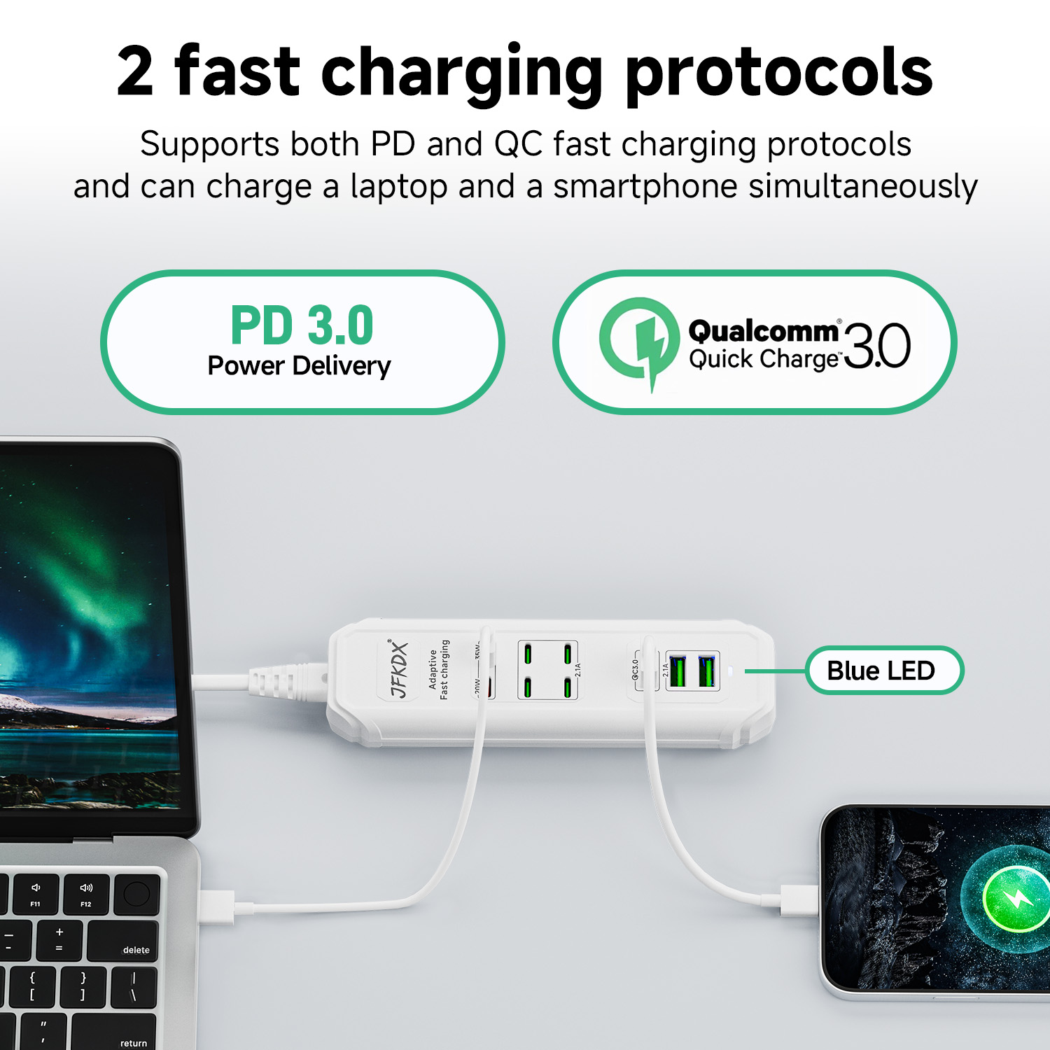 85W EU UK US Plug Multi-Port F - огляд і ціна Outdoor Usb Power Adapter
