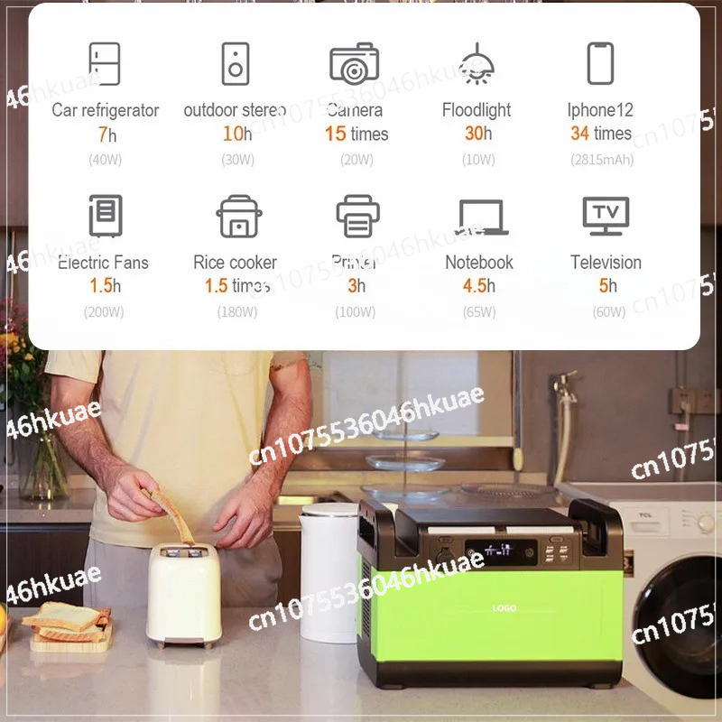 1500watt Portable Power Bank P - огляд і ціна Outdoor Power Bank With Ac Outlet