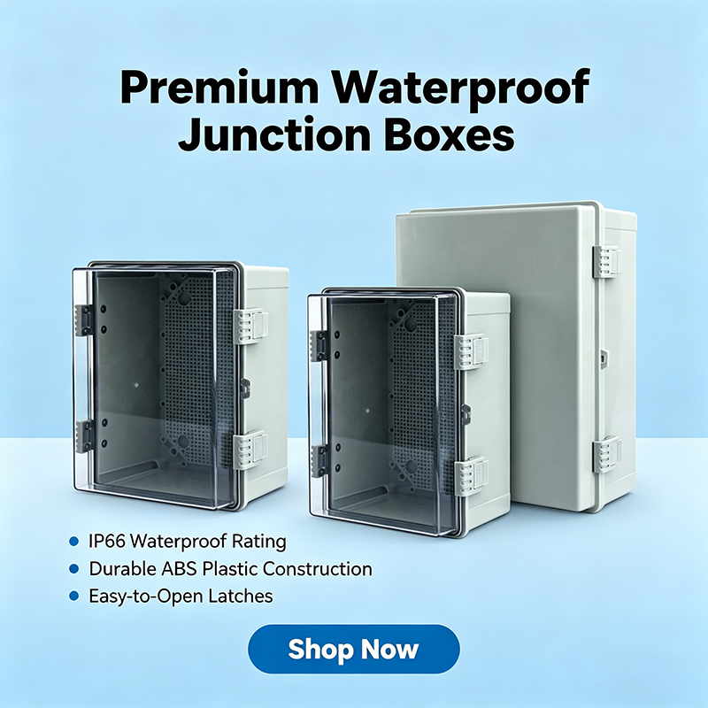 Made of ABS plastic, IP66 elec - огляд і ціна Outdoor Power Cable Junction Box