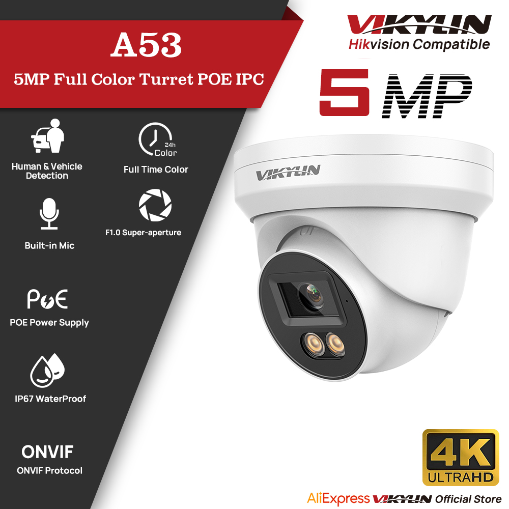 VIKYLIN 5MP Full Color Night V - огляд і ціна Outdoor Power G Motion