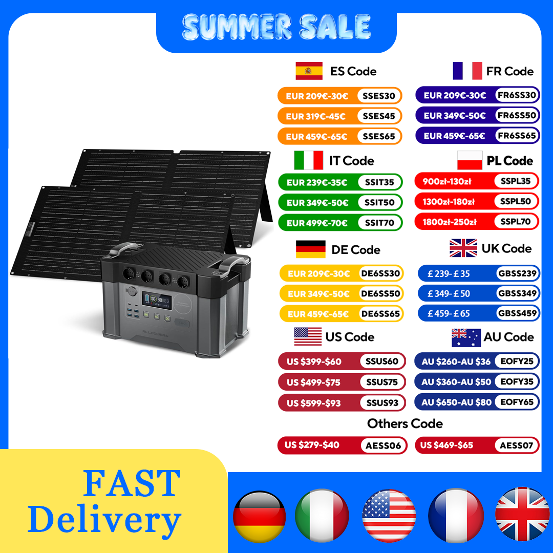 ALLPOWERS S2000 Pro Outdoor Ge - огляд і ціна Panel Power Outdoor