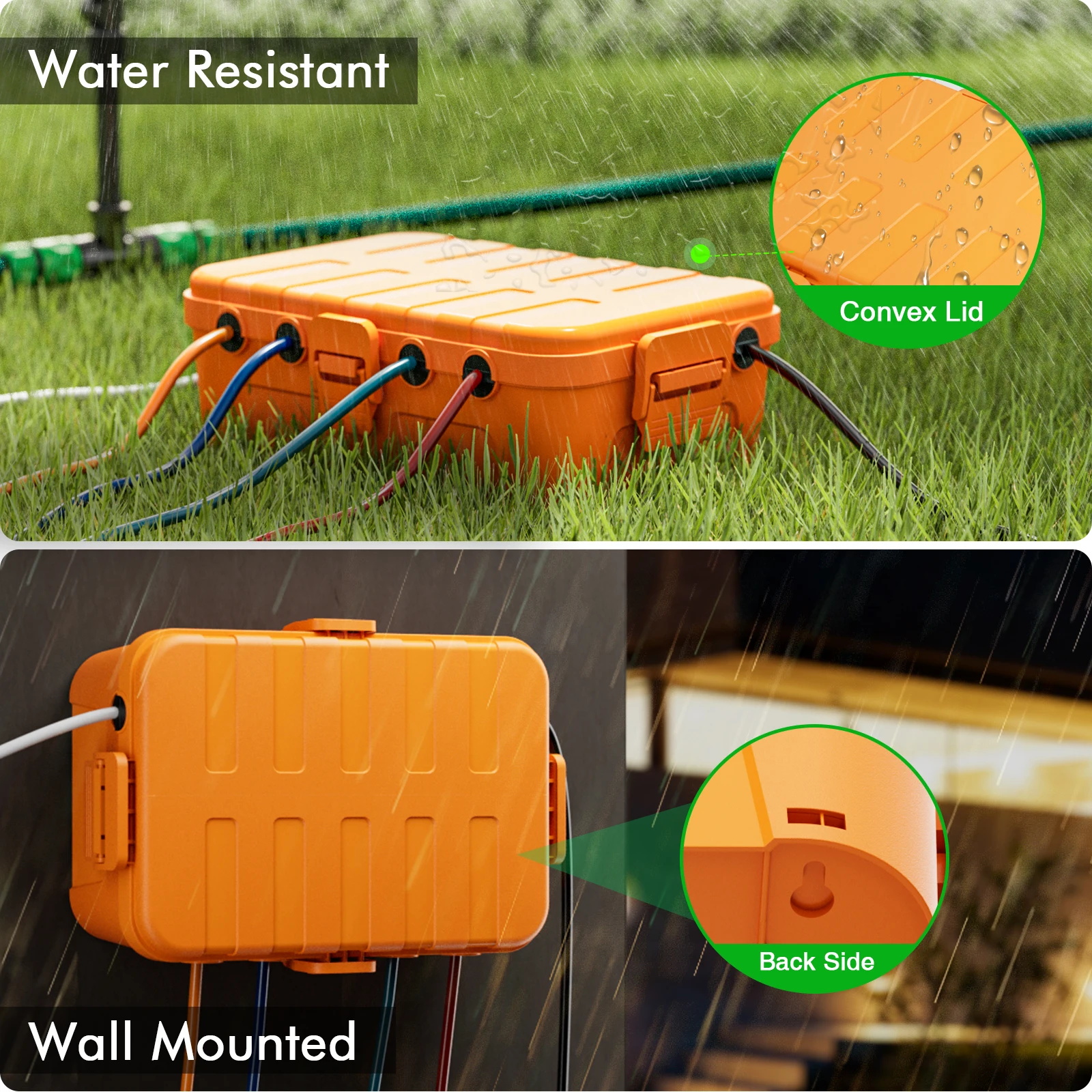 Large Outdoor Waterproof Elect - огляд і ціна Outdoor Power Cable Junction Box