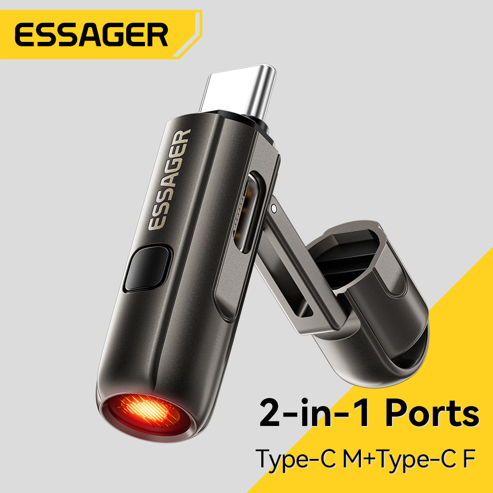 Essager 2 In 1 Type-C Mobile C - огляд і ціна Outdoor Usb Power Adapter