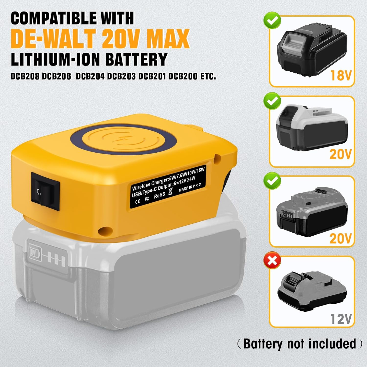 NEW Wireless Phone Charger for - огляд і ціна Outdoor Usb Power Adapter