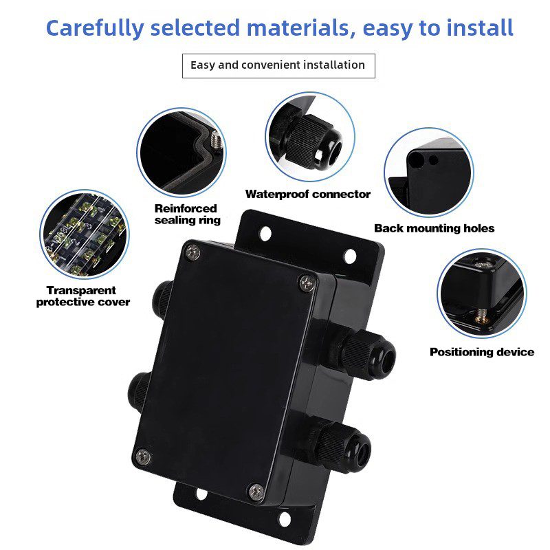 Waterproof Junction Box With T - огляд і ціна Outdoor Power Cable Junction Box