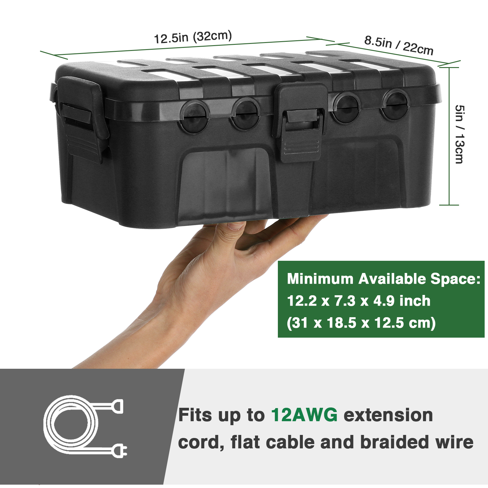 Restmo Large Outdoor Electrica - огляд і ціна Outdoor Power Socket Cover