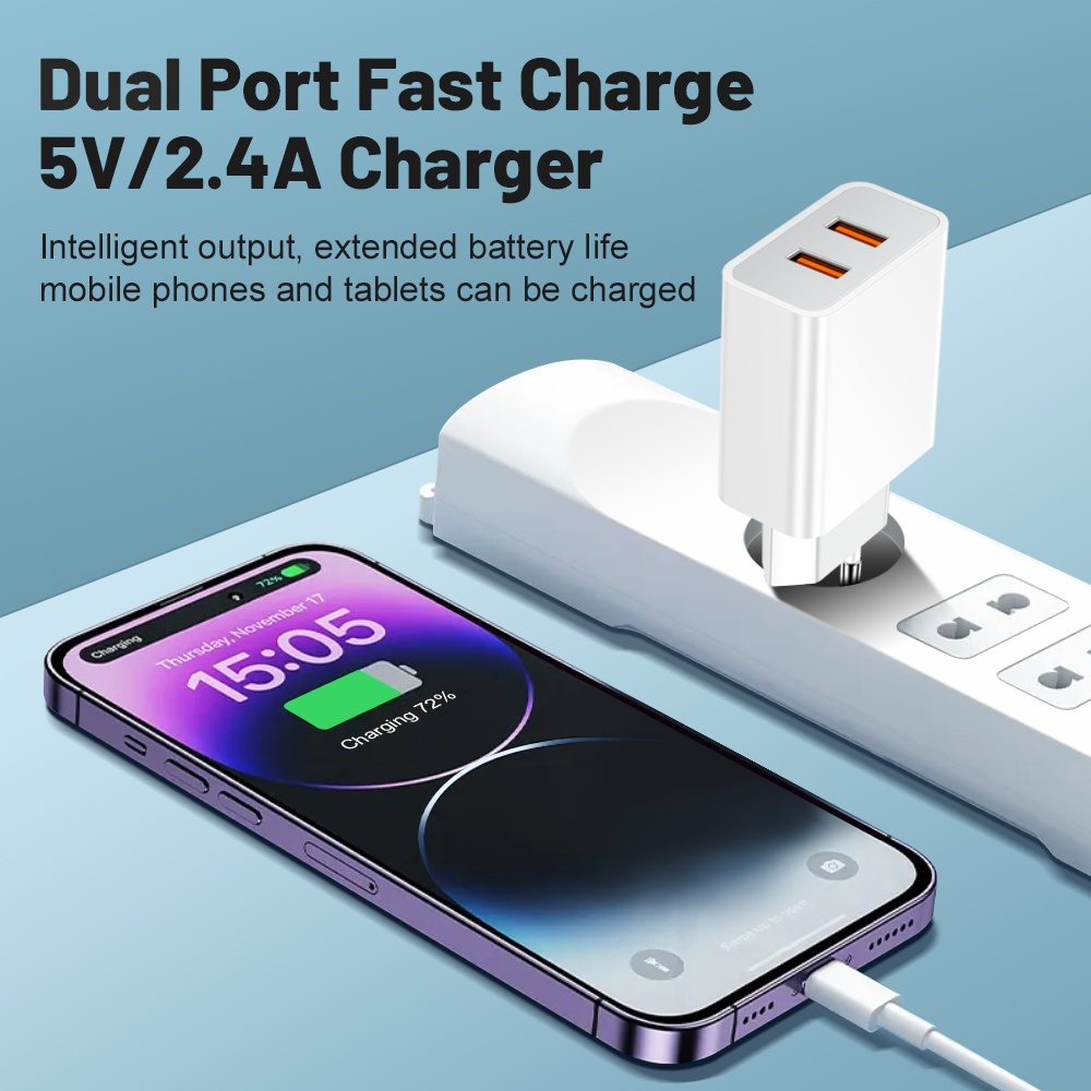 Dual USB Port QC3.0 USB Fast C - огляд і ціна Outdoor Usb Power Adapter