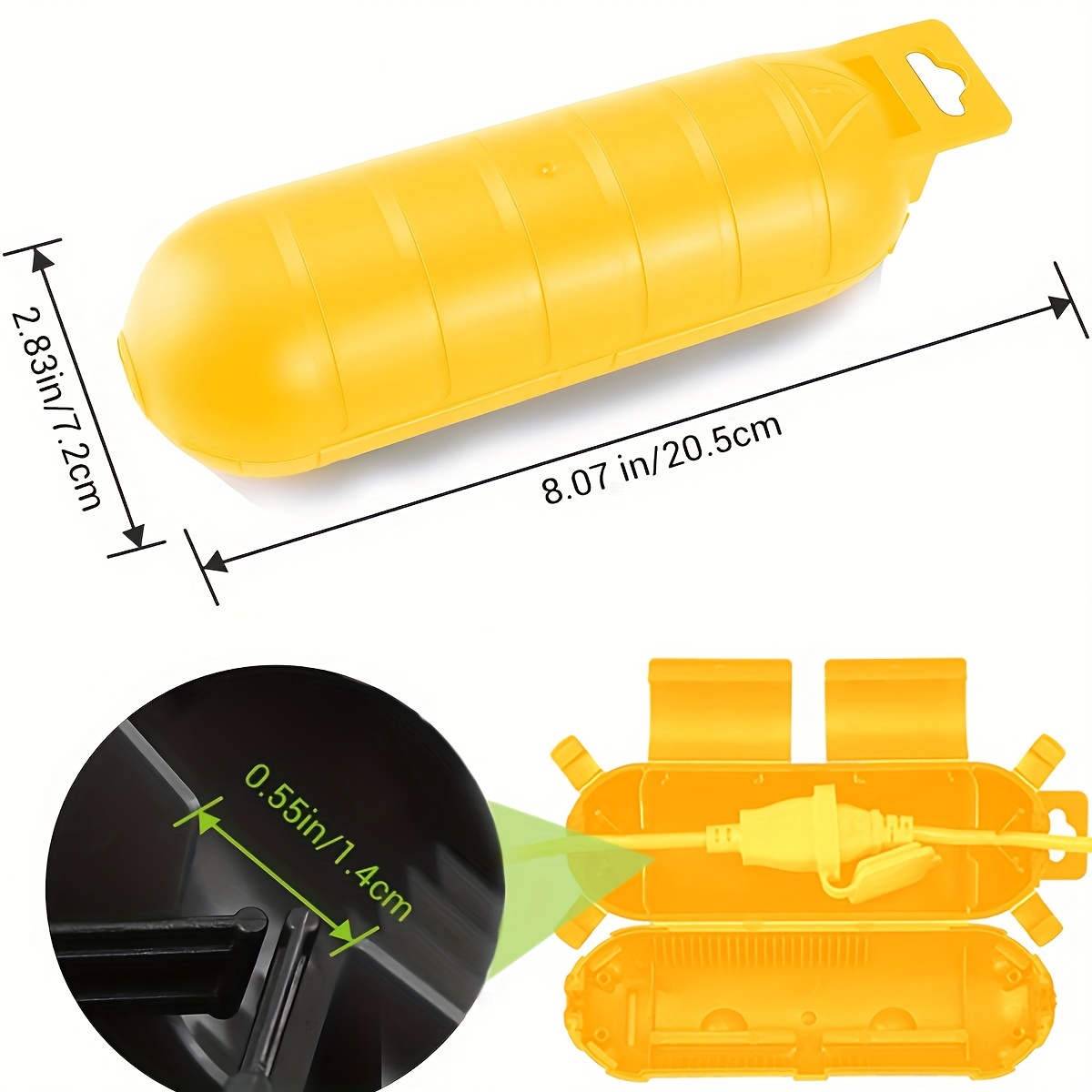 Extension yellow Cord Safety C - огляд і ціна Outdoor Power Socket Cover