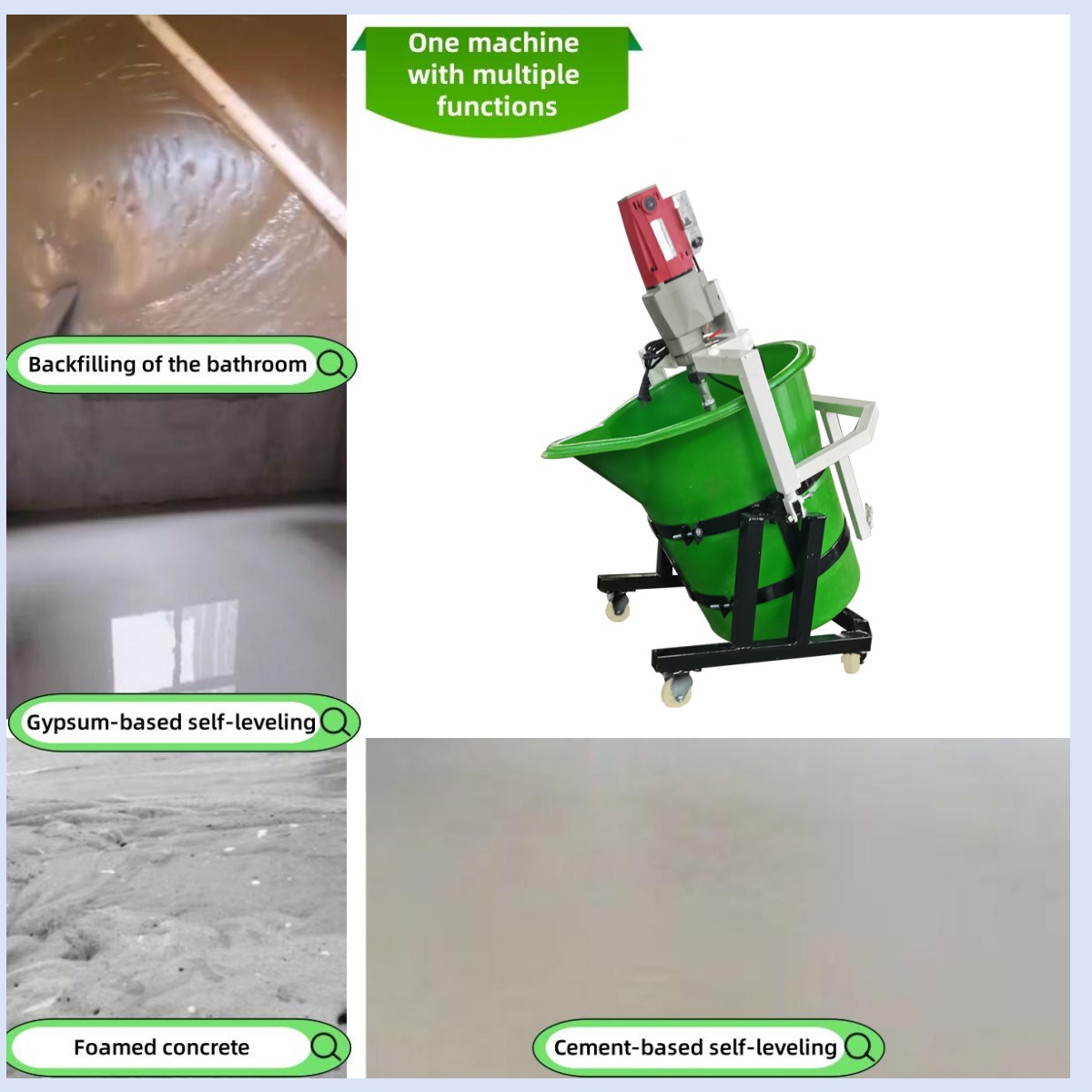 Small Concrete Mixer Single Ph - огляд і ціна Concrete Mixer Small