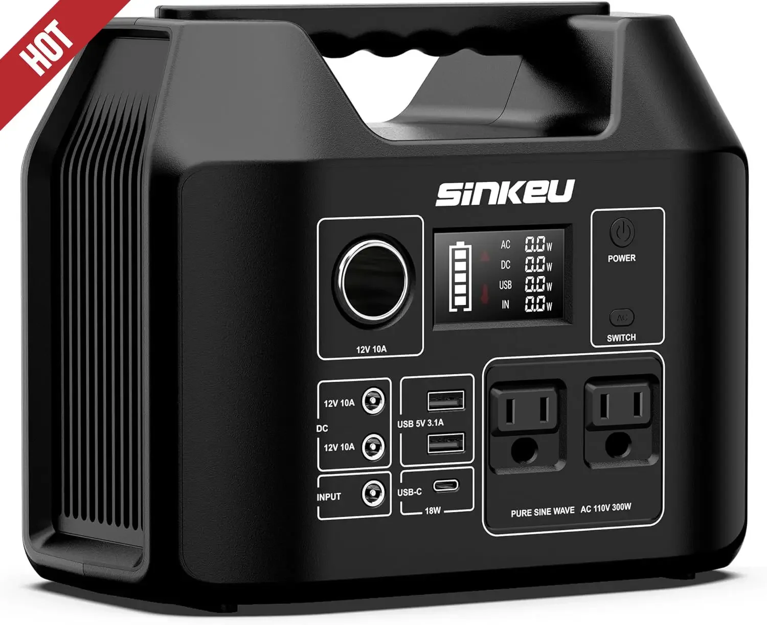 Portable Power Station 80000mA - огляд і ціна Outdoor Power Bank With Ac Outlet