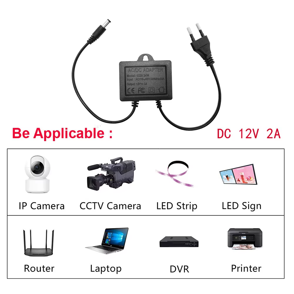 Outdoor waterproof Power Adapt - огляд і ціна Outdoor Power Supply 12V