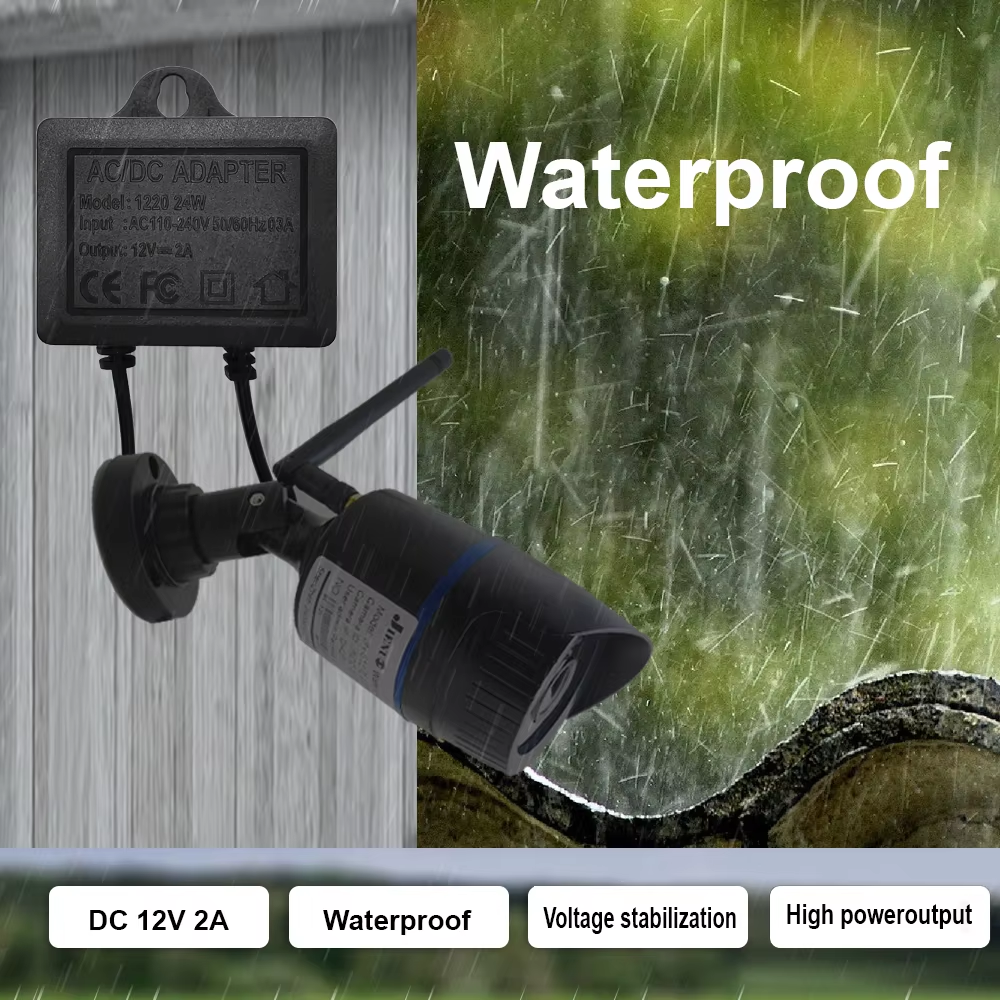 Outdoor waterproof Power Adapt - огляд і ціна Outdoor Power Supply 12V