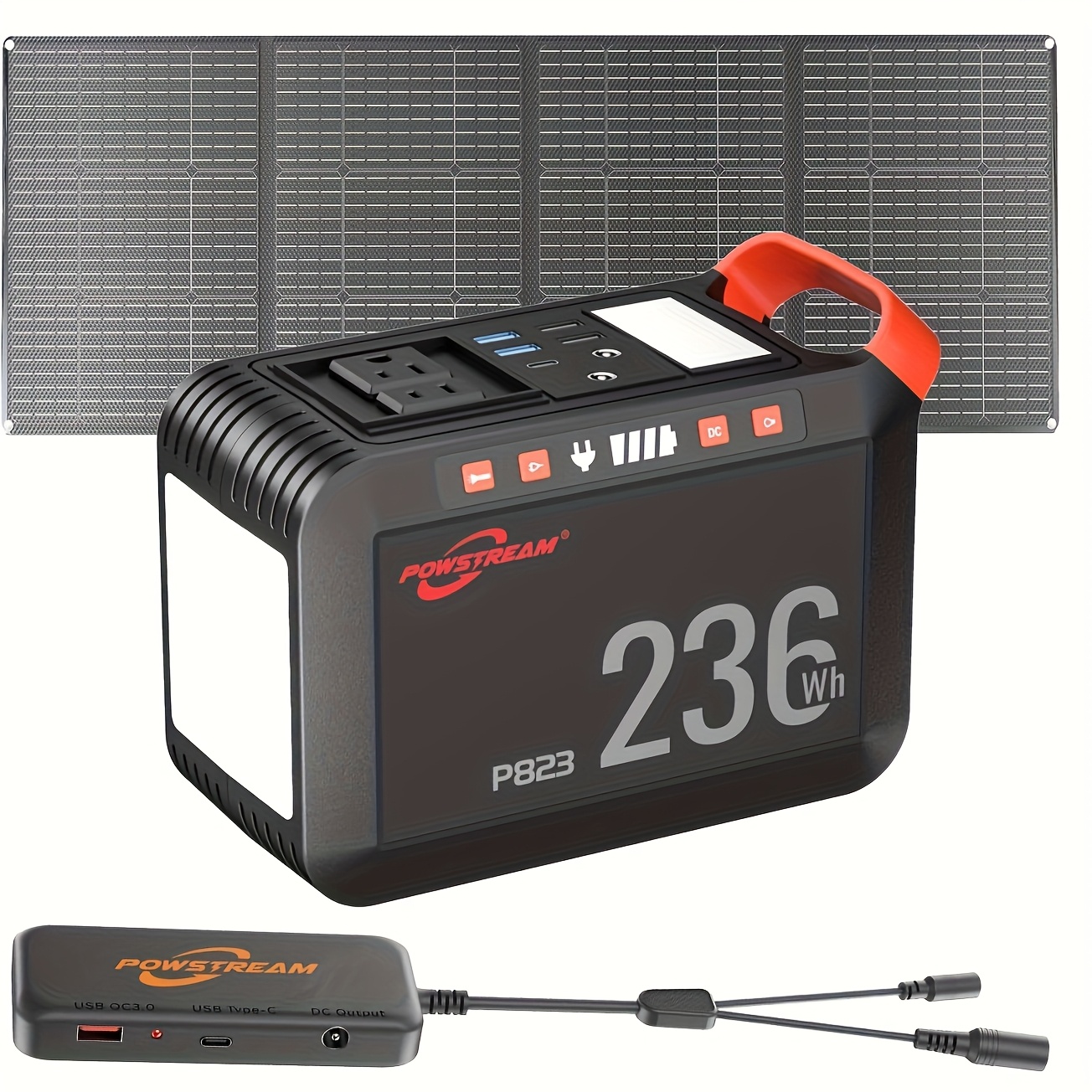 300W 236Wh With 60W Solar Pane - огляд і ціна Outdoor Power Bank With Ac Outlet