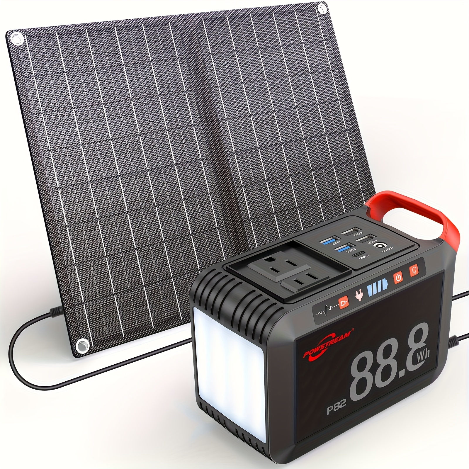 300W 236Wh With 60W Solar Pane - огляд і ціна Outdoor Power Bank With Ac Outlet