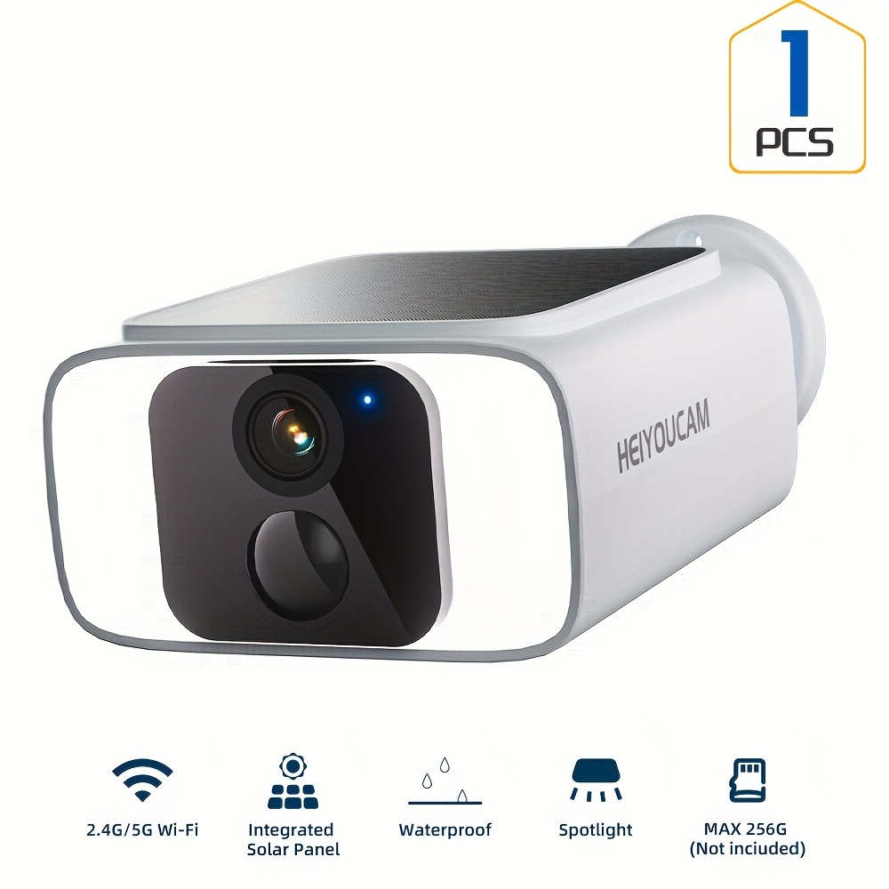 1/2/4pcs HEIYOUCAM 4MP Solar S - огляд і ціна Panel Power Outdoor