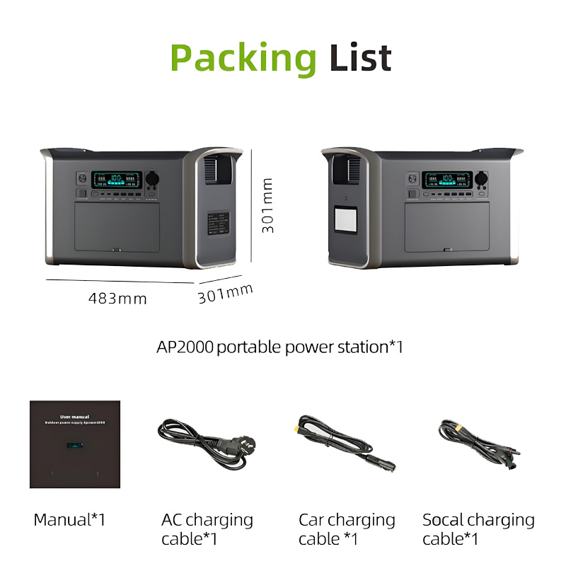 UAPOW 2400W Portable Power Sta - огляд і ціна Outdoor Power Bank With Ac Outlet