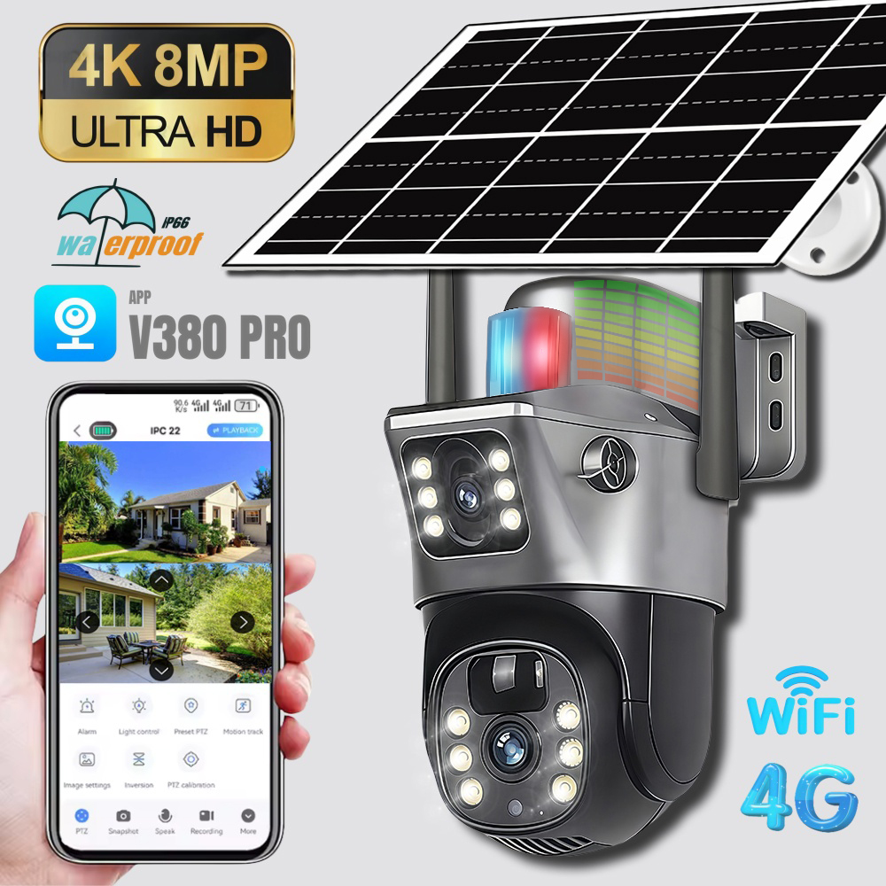 4K Solar-Powered Surveillance  - огляд і ціна Outdoor Power G Motion