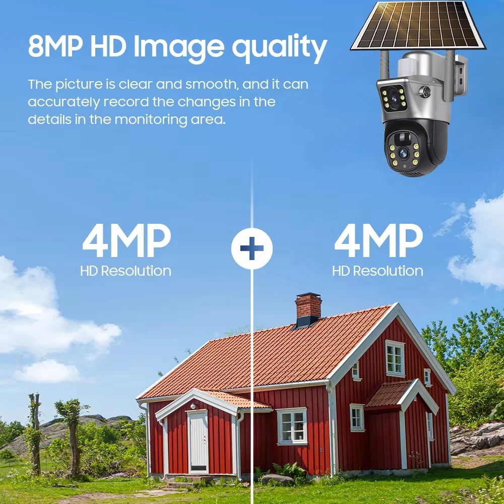 4K Solar-Powered Surveillance  - огляд і ціна Outdoor Power G Motion
