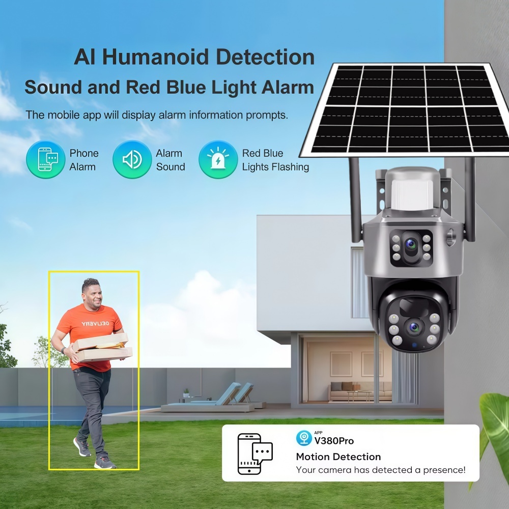 4K Solar-Powered Surveillance  - огляд і ціна Outdoor Power G Motion