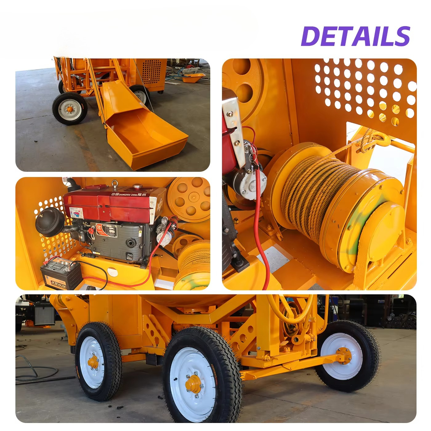 YG Customized Concrete Mixer D - огляд і ціна Concrete Mixer Small