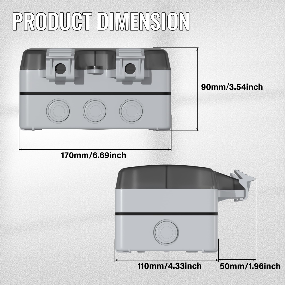 EIOMR France IP66 Weatherproof - огляд і ціна Outdoor Usb Power Adapter