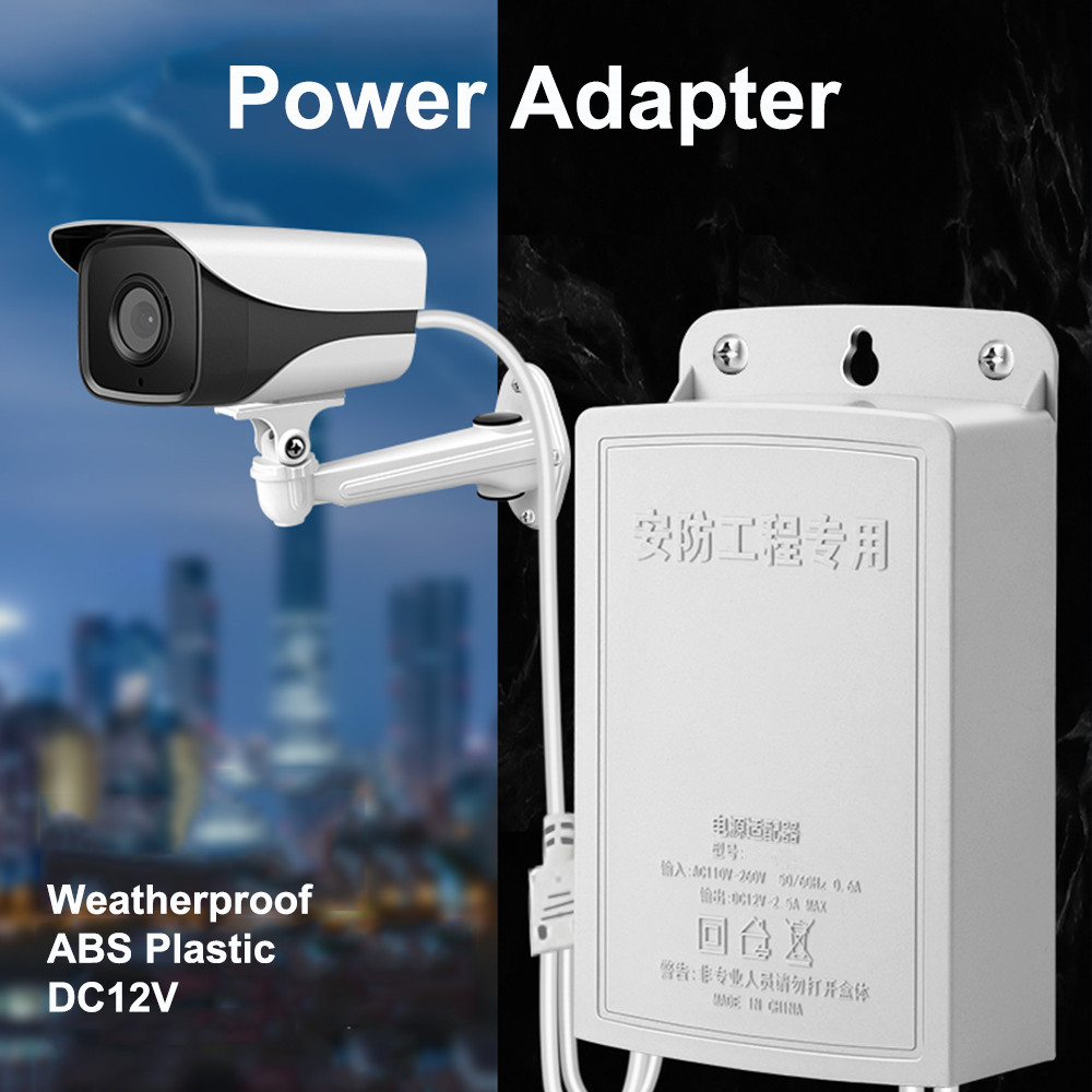 DC 12V 2.5A Outdoor Waterproof - огляд і ціна Outdoor Power Supply 12V
