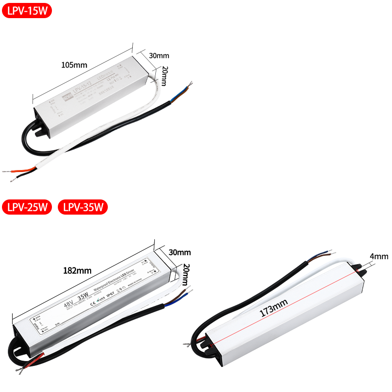 IP67 Waterproof Switching Powe - огляд і ціна Outdoor Power Supply 12V