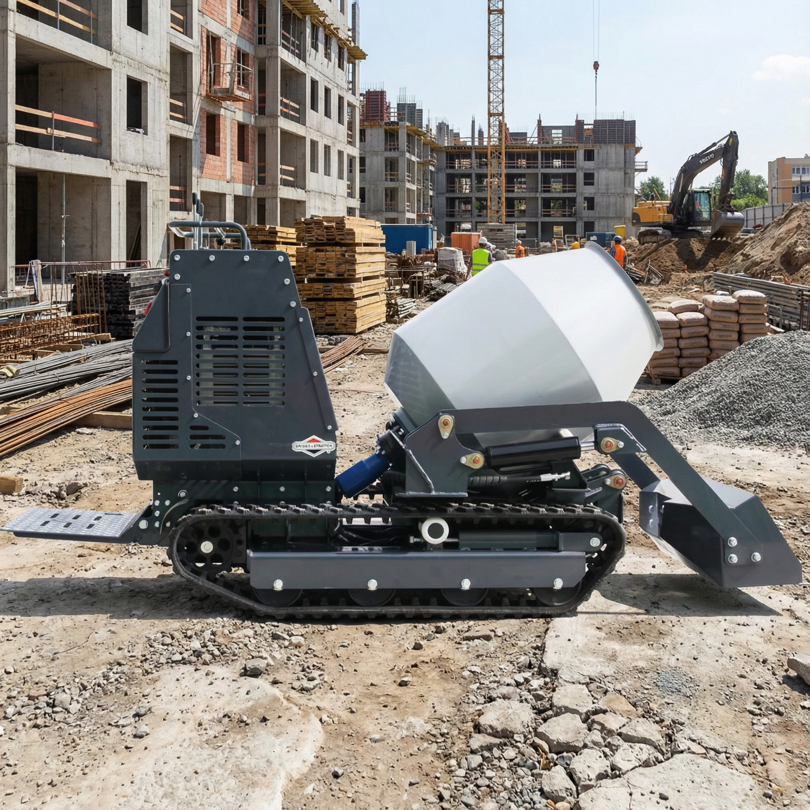 Factory Supply 13.5HP Gas Engi - огляд і ціна Concrete Mixer Small