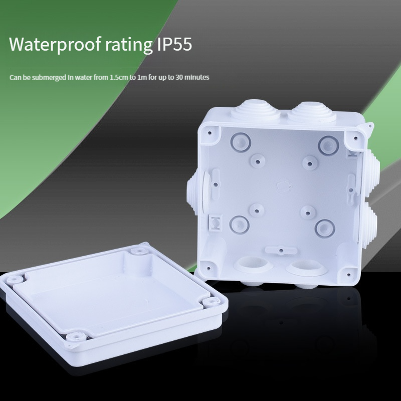 1Pcs Plastic Abs Dustproof And - огляд і ціна Outdoor Power Cable Junction Box