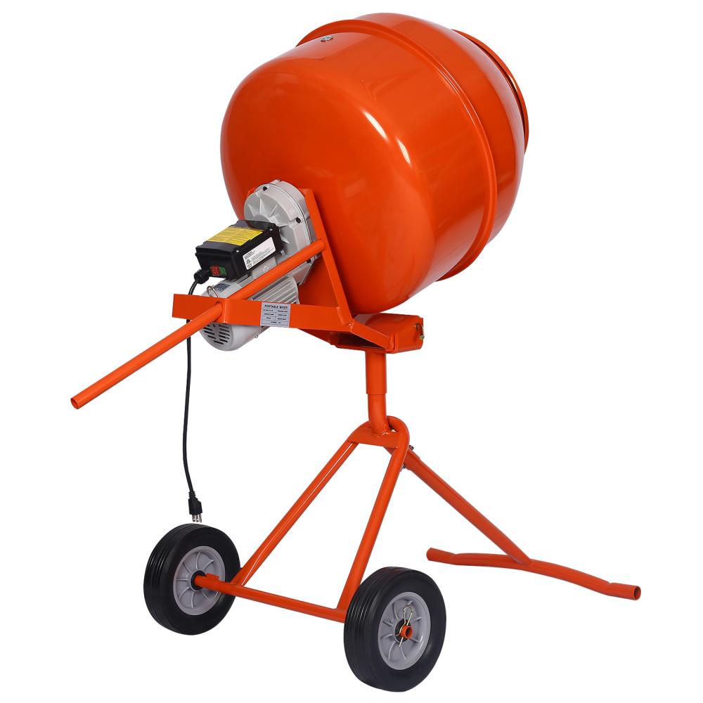 5.0 cu. ft. Portable Concrete  - огляд і ціна Concrete Mixer Small