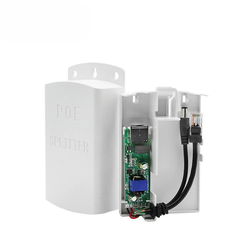1PCS  POE Splitter 48V to 12V  - огляд і ціна Outdoor Power Supply 12V