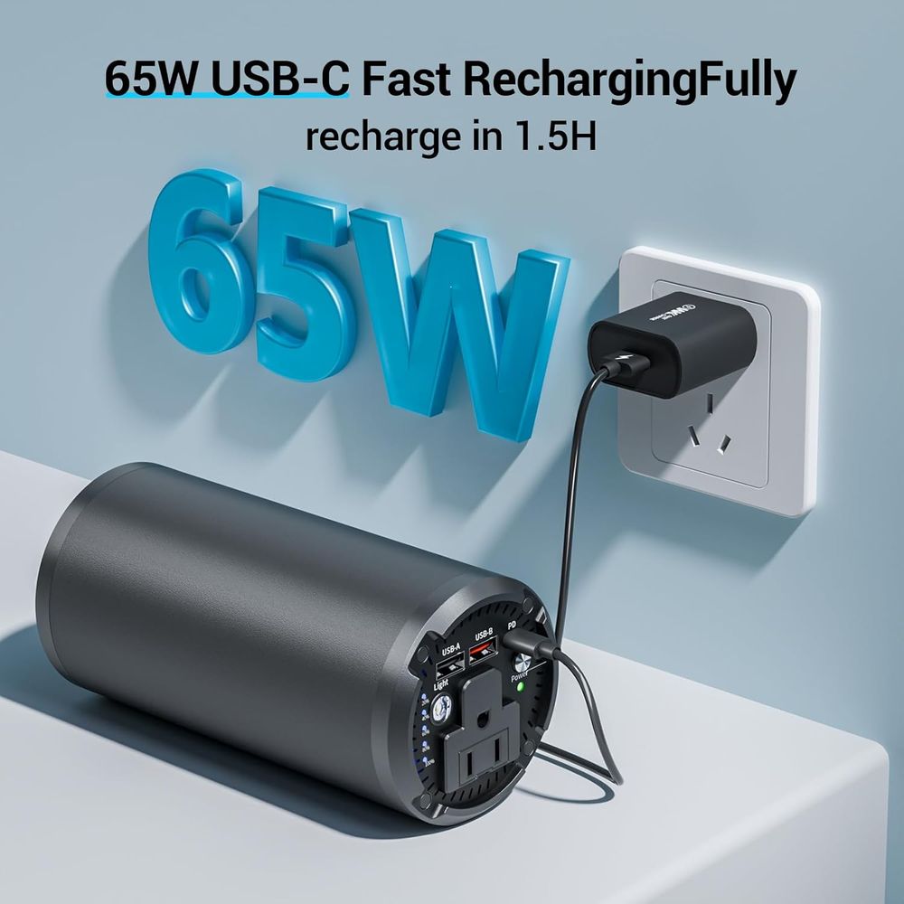 100W AC Outlet 65W PD Portable - огляд і ціна Outdoor Power Bank With Ac Outlet