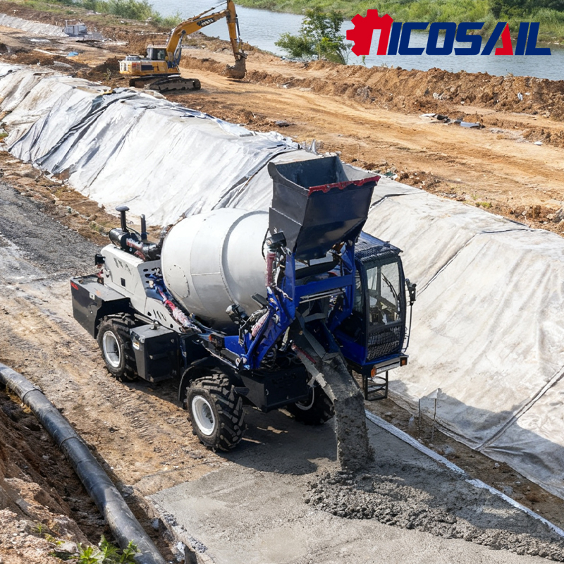 Small concrete mixer dump truc - огляд і ціна Concrete Mixer Small