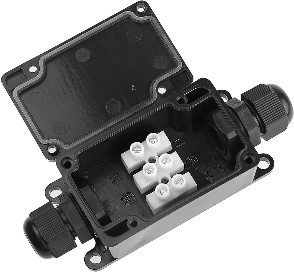 3pcs 2Way IP65 Waterproof Outd - огляд і ціна Outdoor Power Cable Junction Box