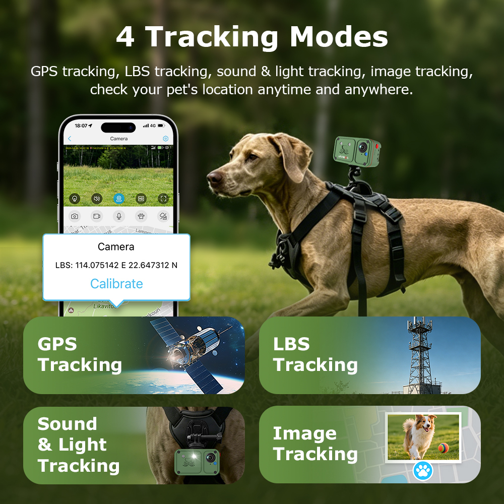 LS VISION 2K 4G Pet Collar Cam - огляд і ціна Outdoor Power G Motion