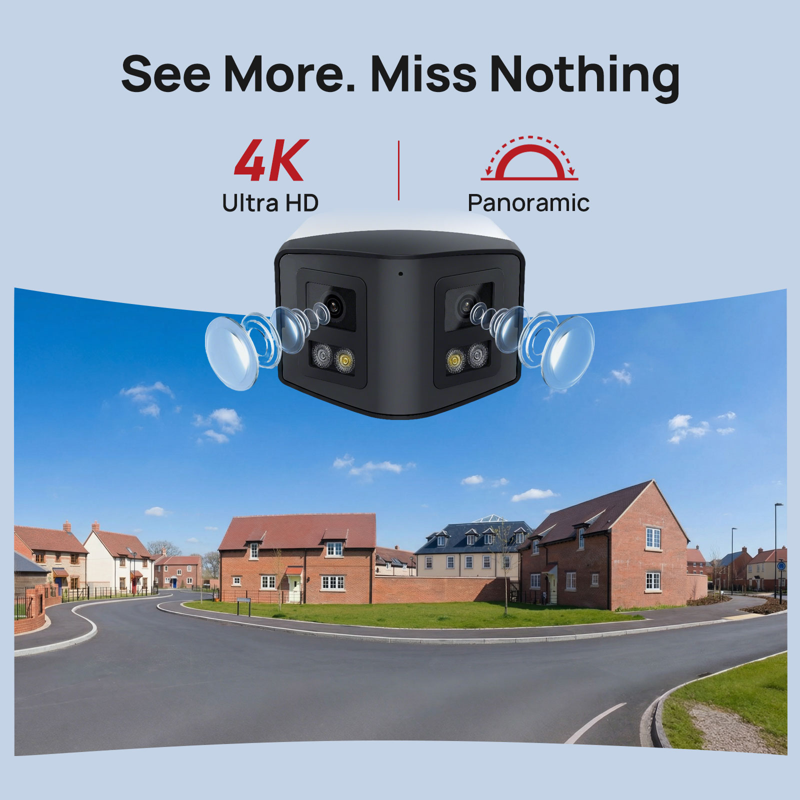 VIKYLIN 170° 4K 8mp Dual 2.8mm - огляд і ціна Outdoor Power G Motion