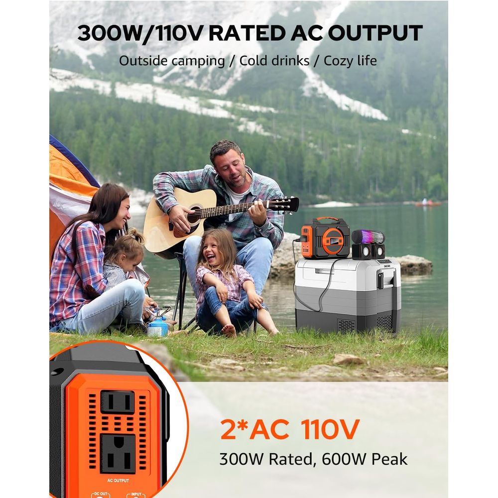 300W Portable Solar Generator  - огляд і ціна Outdoor Power Bank With Ac Outlet
