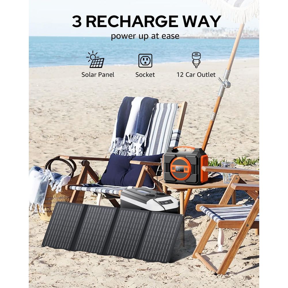 300W Portable Solar Generator  - огляд і ціна Outdoor Power Bank With Ac Outlet
